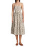 Фото #1 товара Rails Women's Leni Floral Tiered MIDI-Dress Beige Brown Size L