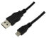 Шнур USB 0.60 м USB A-USB Micro B Male/Male черный LogiLink - фото #1