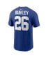 Men's Saquon Barkley Royal New York Giants Player Name and Number T-shirt