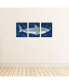 Фото #3 товара Shark Zone - Wall Art Room Decor - Gift Ideas - 7.5 x 10 inches Set of 3 Prints