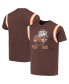 ფოტო #1 პროდუქტის Men's Brown Distressed Cleveland Browns Premier Point T-shirt