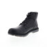 Фото #4 товара Florsheim Lookout Plain Toe Boot 13396-010-M Mens Black Casual Dress Boots 9.5