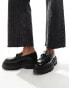 Фото #1 товара AllSaints Alexia leather loafers in black