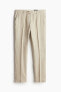Фото #6 товара Slim Fit Linen Suit Pants