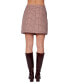 Фото #2 товара Women's Printed Pocket-Front Mini Knit Skirt