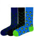 ფოტო #2 პროდუქტის Women's Ancient Bundle W-Cotton Novelty Crew Socks with Seamless Toe Design, Pack of 3