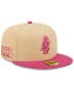 ფოტო #2 პროდუქტის Men's Orange, Pink Chicago Cubs West Side Grounds Mango Passion 59FIFTY Fitted Hat