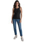 DKNY Women's Rhinestone-Studded-Logo Tank Top