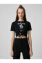 Футболка Koton Crop Printed Window Tee