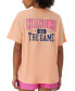 ფოტო #2 პროდუქტის Women's Graphic Loose Fit Short-Sleeve T-Shirt