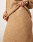 ASOS EDITION knitted maxi skirt co-ord in biscuit