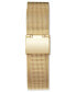 Фото #3 товара Часы и аксессуары I.N.C. International Concepts Женские золотистые часы с сетчатым браслетом 36мм, созданные для Macy's