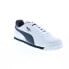 Фото #2 товара Puma Roma Basic 35357212 Mens White Leather Lifestyle Sneakers Shoes