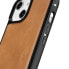 Фото #2 товара Чехол из натуральной кожи для iPhone 14 Pro Leather Oil Wax светло-коричневый от бренда ICARER