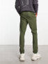 Фото #2 товара ASOS DESIGN skinny chinos in dark khaki