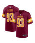 ფოტო #1 პროდუქტის Men's Jonathan Allen Burgundy Washington Commanders Game Jersey