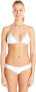 Фото #1 товара Luli Fama Women's Cosita Buena Ruched-Back Bikini White Bottom size Large 180132