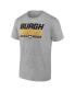 Фото #2 товара Men's Heathered Gray Pittsburgh Penguins Hometown Collection Burgh Proud T-shirt