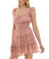 ფოტო #8 პროდუქტის Juniors' Floral-Print Tiered Fit & Flare Dress