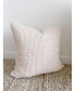 Фото #3 товара Ivory & Taupe 26X26 Down Cotton Waffle Weave Pillow