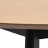 Фото #3 товара Обеденный стол ebuy24 Roxana из древесины дуба, облицованный.