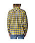 Фото #3 товара Men's Maize Michigan Wolverines Flare Flannel Long Sleeve Shirt