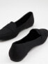 Фото #4 товара ASOS DESIGN Lilie loafer ballet flats in black
