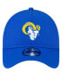 Фото #3 товара Men's Royal Los Angeles Rams A-Frame Trucker 9FORTY Adjustable Hat
