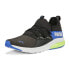 Фото #3 товара Puma Electron 2.0 Sport Virtual Lace Up Mens Black, Blue Sneakers Casual Shoes
