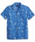 Men's Aloha Island Print Short Sleeve Button-Front Shirt