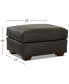 Фото #4 товара CLOSEOUT! Dester 29" Leather Ottoman, Created for Macy's