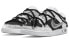 【定制球鞋】【预售】 Nike Dunk Low ess "white paisley" 腰果花 解构风 绑带 板鞋 女款 黑白 / Кроссовки Nike Dunk Low DJ9955-100