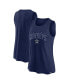 Women's Navy Dallas Cowboys Classic Rhine Tank Top