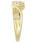ფოტო #3 პროდუქტის Two Souls, One Love® Diamond Anniversary Ring (1/2 ct. t.w.) in 14k Gold or White Gold