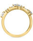 ფოტო #5 პროდუქტის EFFY® Diamond Multi-Shape Scatter Ring (3/4 ct. t.w.) in 14k Gold