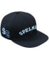 Фото #1 товара Men's Black Spelman College Jaguars Arch Over Logo Evergreen Snapback Hat