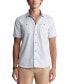 Men's Sinyl Striped Short Sleeve Button-Front Shirt