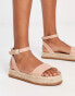 Фото #2 товара Truffle Collection flatform espadrille sandals in natural