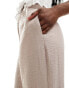 Фото #4 товара Pimkie textured wide leg trousers in beige