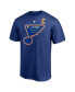 ფოტო #3 პროდუქტის Men's Brett Hull Blue St. Louis Blues Authentic Stack Retired Player NickName and Number T-shirt