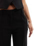 Фото #3 товара Mango pintuck tailored flare trouser in black