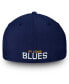 ფოტო #5 პროდუქტის Men's Navy St. Louis Blues Core Primary Logo Flex Hat