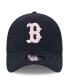 ფოტო #3 პროდუქტის Men's Navy Boston Red Sox 2024 Mother's Day 39THIRTY Flex Hat