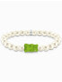 Thomas Sabo A2154-017-6-L15 Goldbears Pearl Bracelet green 15 cm