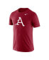Men's Cardinal Arkansas Razorbacks School Baseball Logo Legend Performance T-shirt