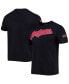 Фото #2 товара Men's Navy Cleveland Indians Team Logo T-shirt