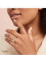 ფოტო #4 პროდუქტის Curb Link Band Ring with CZ Accent