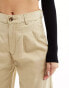 Levi's Pleated wide leg trouser in tan