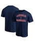 Men's Navy Los Angeles Angels Heart & Soul T-shirt