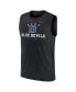 Фото #2 товара Men's Black Duke Blue Devils Primetime Legend Lock Up Performance Muscle Tank Top